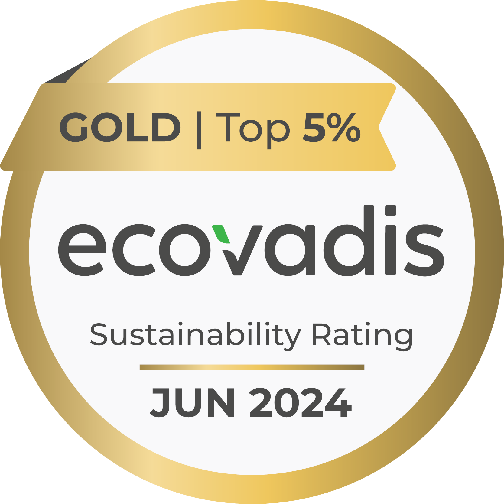ecovadis Gold Medallie 2024
